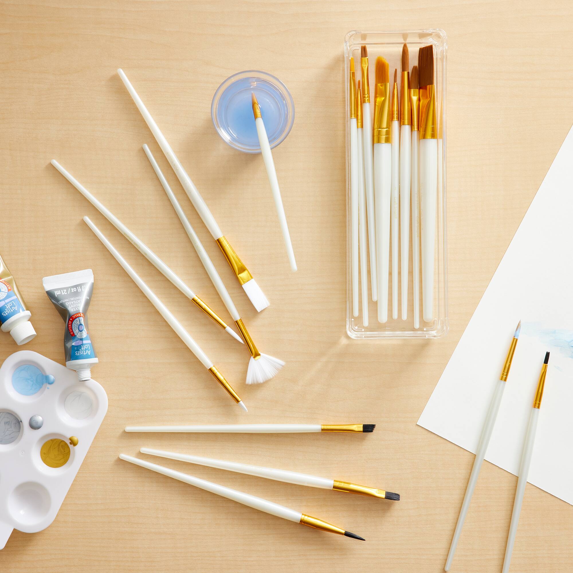 Variety Taklon Brush Super Value Pack by Craft Smart®